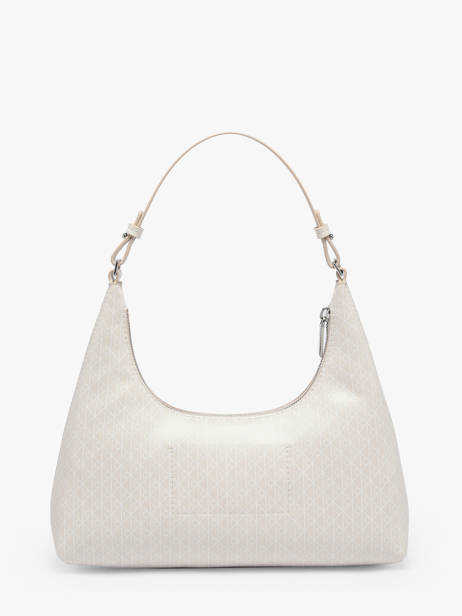 Shoulder Bag Coated Emblem Recycled Polyester Calvin klein jeans White coated emblem 4F3298G other view 4