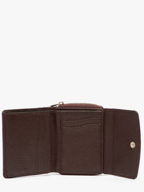 Leather Caviar Wallet Crinkles Brown caviar 14201 other view 1