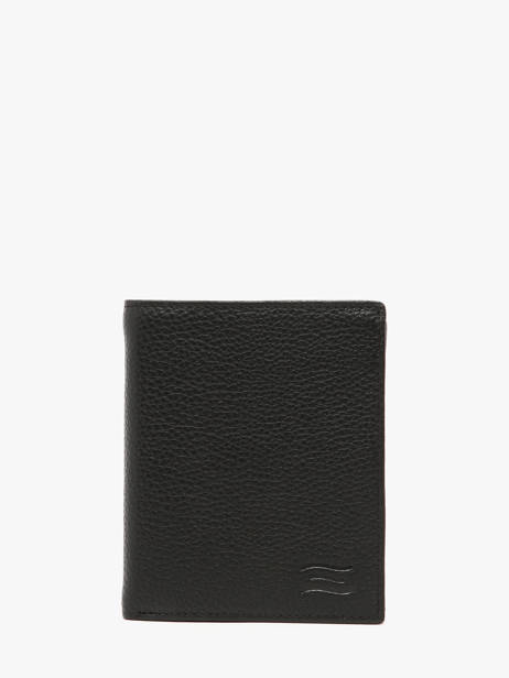 Wallet Leather Crinkles Black caviar 14089