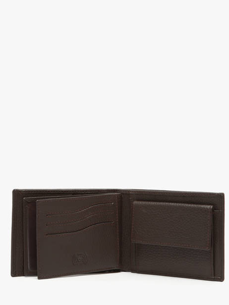 Wallet Leather Crinkles Brown caviar 14082 other view 3