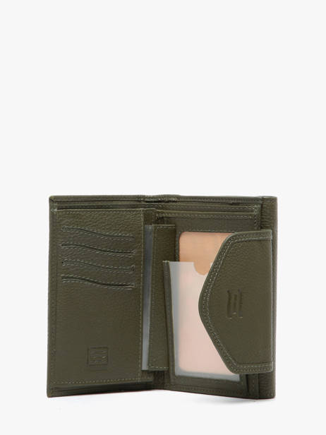 Wallet Leather Crinkles Green caviar 15020 other view 1