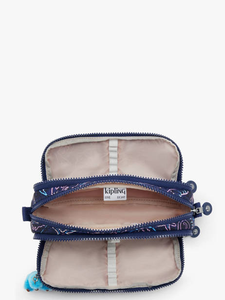 3-compartment Pouch Kipling Blue back to school / pbg PBGI3560 other view 1