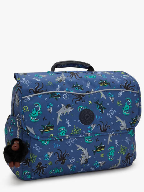 1 Compartment Satchel Kipling Blue back to school / pbg PBGI3652 other view 2