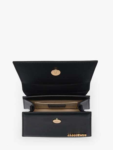 Preloved Leather Chiquito Moyen Crossbody Bag Jacquemus Black second life 1566432 other view 4