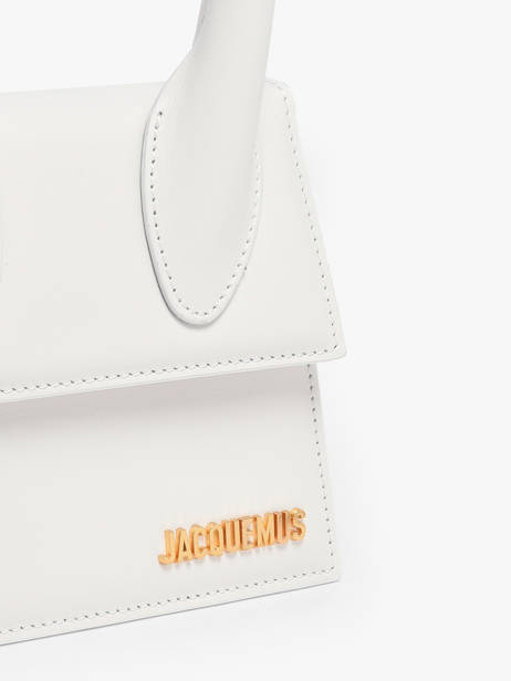Preloved Leather Chiquito Moyen Crossbody Bag Jacquemus White second life 1566327 other view 1