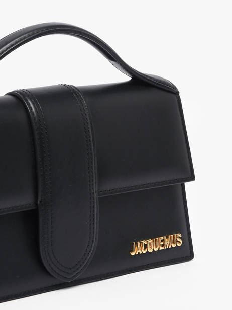 Preloved Leather Grand Bambino Crossbody Bag Jacquemus Black second life 1566393 other view 1