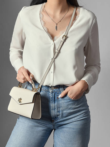 Handbag Farrah Leather Lauren ralph lauren White farrah 31968761 other view 1