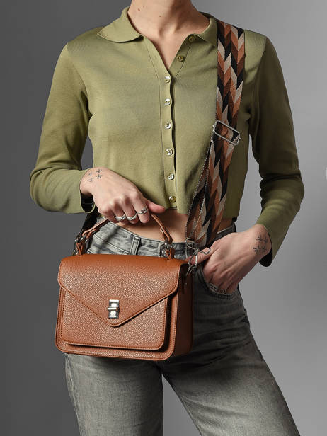 Crossbody Bag Wt Grained Miniprix Brown wt grained F6978 other view 1