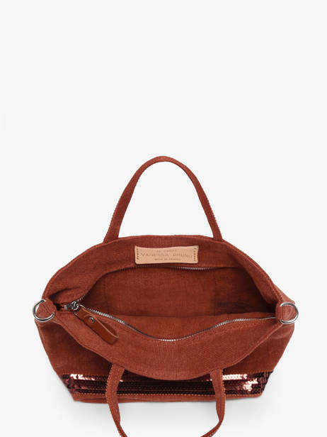 Crossbody Baby Cabas Linen Vanessa bruno Red cabas lin 31V40410 other view 3