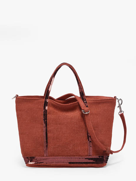 Crossbody Baby Cabas Linen Vanessa bruno Red cabas lin 31V40410 other view 4