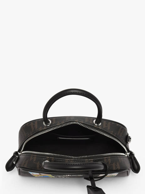 Sac Bowling K/ikon Mono Cuir Karl lagerfeld Marron k ikon B1W30025 vue secondaire 2