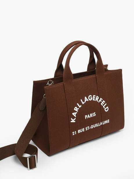 Small Tote Bag Rsg Cotton Karl lagerfeld Brown rsg A1W50010 other view 1