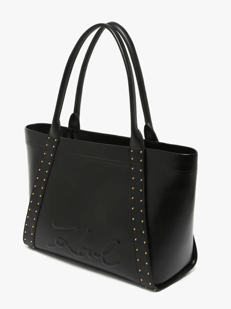 Sac Porté épaule K/ville Studs Cuir Karl lagerfeld Noir k ville B1W30261 vue secondaire 1