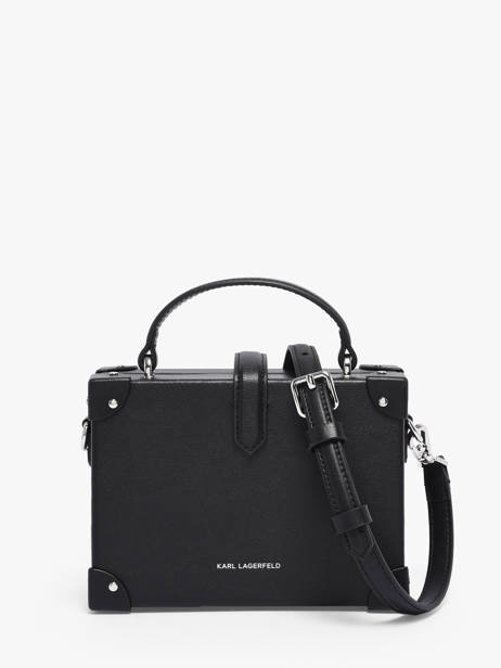 Sac Bandoulière K Autograph Cuir Karl lagerfeld Noir k autograph B1W30100 vue secondaire 4