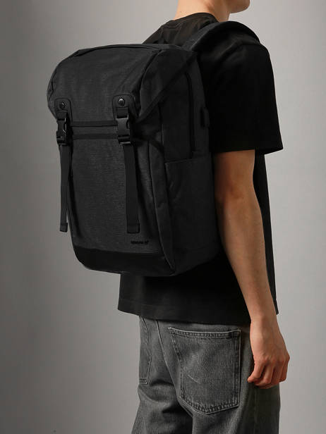 Backpack David jones Black business PC037A other view 1