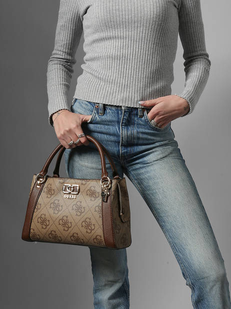 Handbag Karnilla Logo Guess Brown karnilla logo OS990106 other view 1