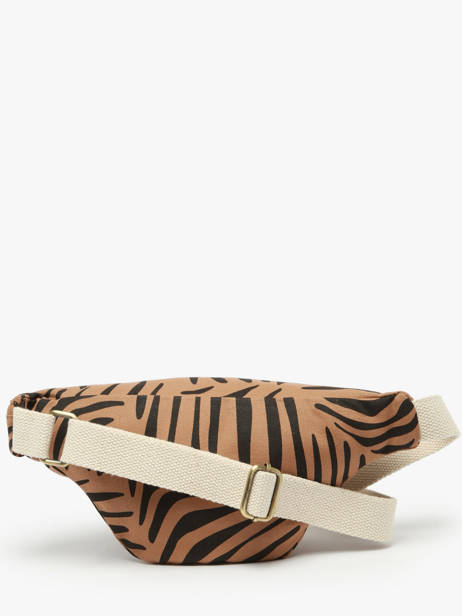 Sac Banane Hindbag Marron tigre TI vue secondaire 4