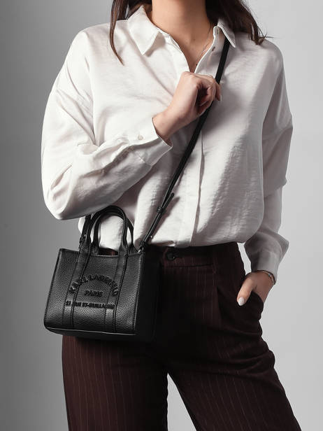 Xs Leather Rsg Crossbody Bag Karl lagerfeld Black rsg B1W30042 other view 1