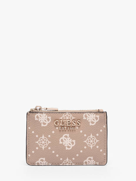 Card Holder Guess Beige carrie logo GP989850