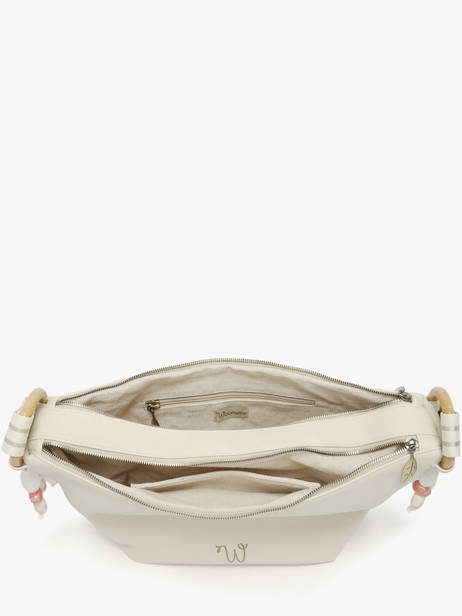 Shoulder Bag Camomille Pearl Woomen Beige camomille pearl WCAE03 other view 3