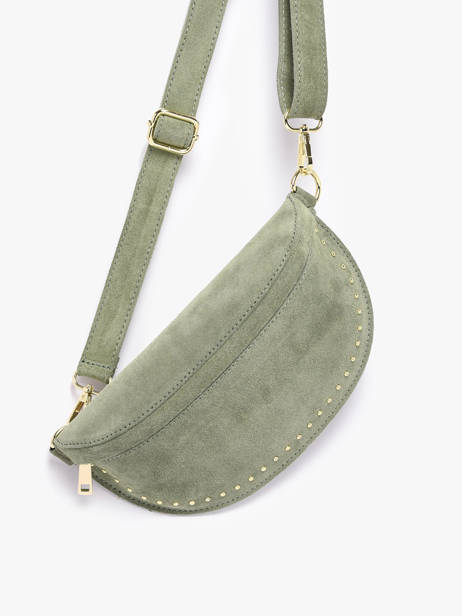 Belt Bag Milano Green velvet VE25111 other view 1