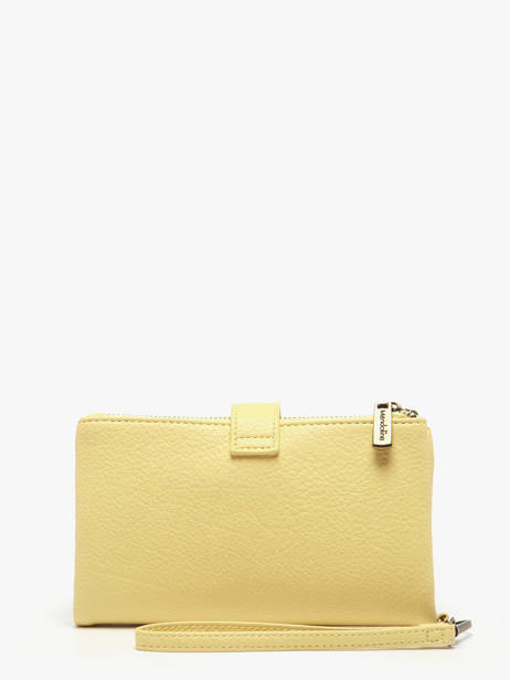 Portefeuille Porte-monnaie Soft Mandoline Jaune soft 195 vue secondaire 2