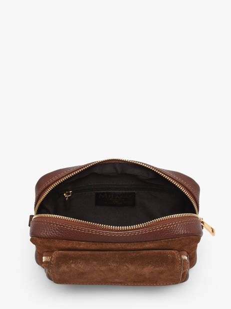 Shoulder Bag Velvet Caviar Leather Milano Brown velvet caviar VC25067 other view 2