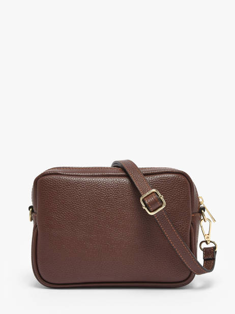 Shoulder Bag Velvet Caviar Leather Milano Brown velvet caviar VC25067 other view 3