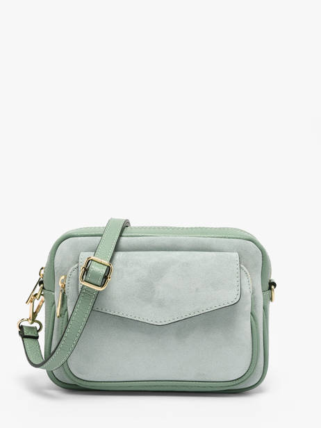 Shoulder Bag Velvet Caviar Leather Milano Green velvet caviar VC25067