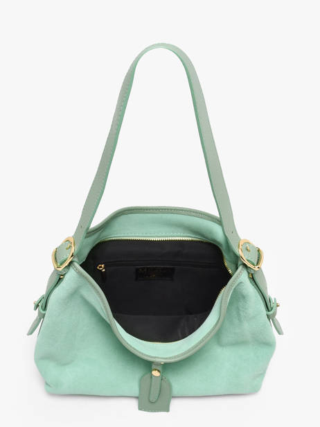 Shoulder Bag Velvet Caviar Leather Milano Green velvet caviar VC250610 other view 3