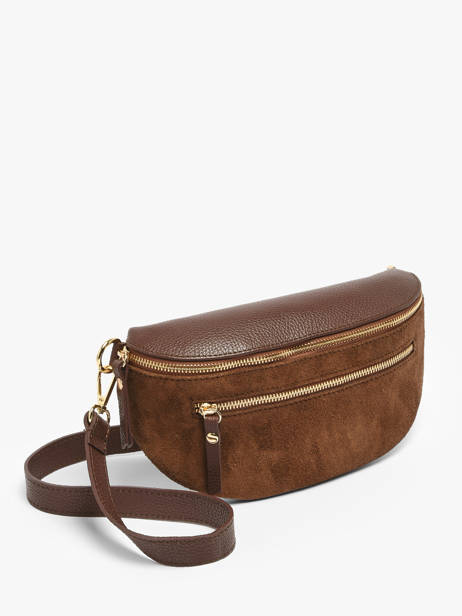 Belt Bag Leather Milano Brown velvet caviar VC24111 other view 2