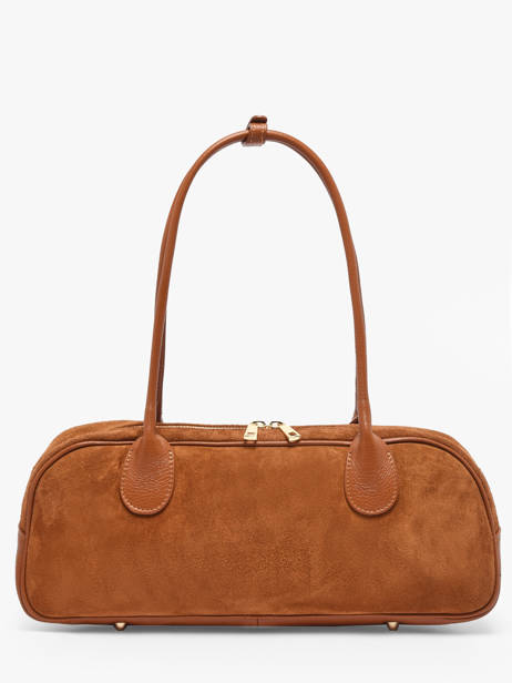 Shoulder Bag Velvet Caviar Leather Milano Brown velvet caviar VC25112 other view 3