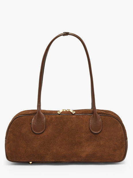 Shoulder Bag Velvet Caviar Leather Milano Brown velvet caviar VC25112 other view 4