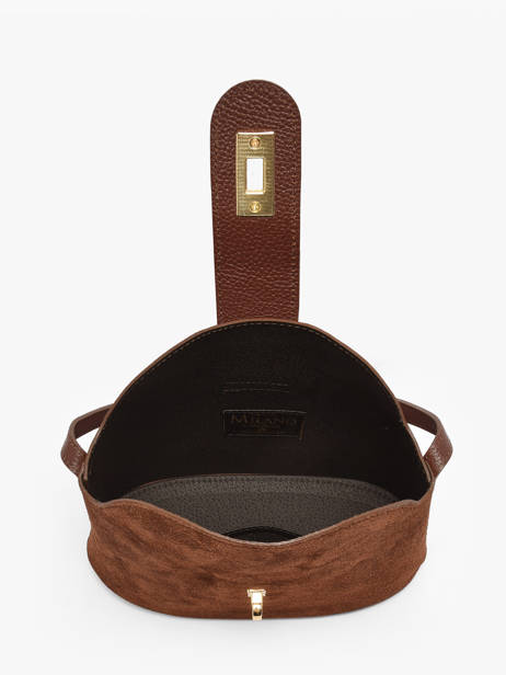 Shoulder Bag Velvet Caviar Leather Milano Brown velvet caviar VC25115 other view 2