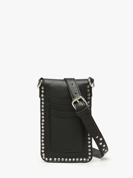 Phone Case Leather Basilic pepper Black glam BGLA88 other view 3