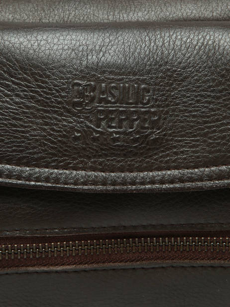 Shoulder Bag Cow Leather Basilic pepper Brown cow BCOW86 other view 4