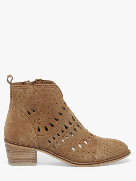 Heeled Boots In Leather Alpe Brown women 54331101