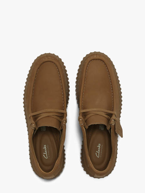 Derby Shoes In Leather Clarks Brown men 26186161 other view 3