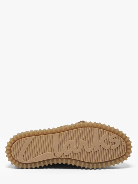 Platform Boat Shoes In Leather Clarks Beige women 26186301 other view 4