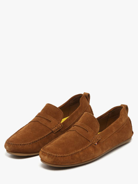 Moccasins In Leather Tommy hilfiger men 5789GVQ other view 1