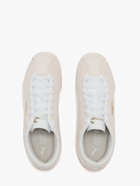 Sneakers In Leather Puma Pink women 40445601 other view 3