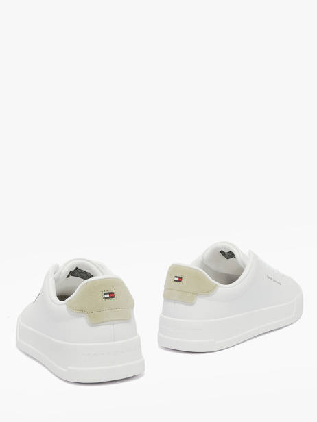 Sneakers En Cuir Tommy hilfiger Blanc men 536702X vue secondaire 2