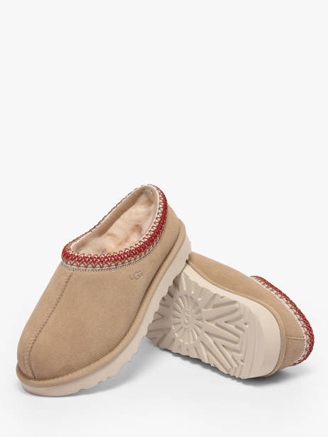 Slippers In Leather Ugg Beige women 1174470 other view 2