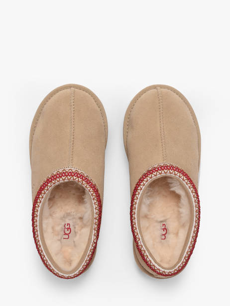 Slippers In Leather Ugg Beige women 1174470 other view 3