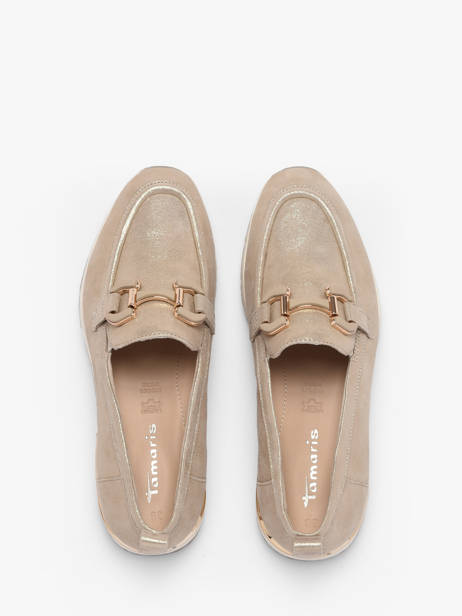 Moccasins In Leather Tamaris Gold women 45 other view 3