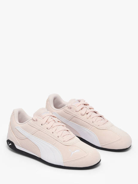 Sneakers In Leather Puma Pink women 40509707 other view 1