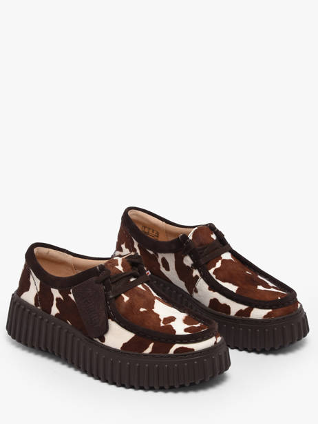 Platform Derby Shoes In Leather Clarks Brown women 26186666 other view 1