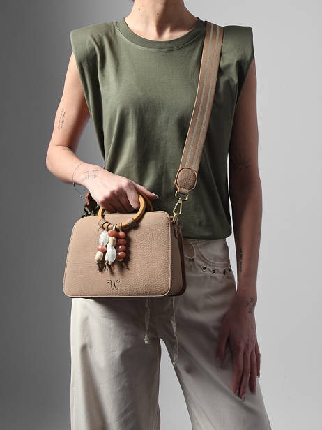 Crossbody Bag Camomille Pearl Woomen Beige camomille pearl WCAE1S other view 2
