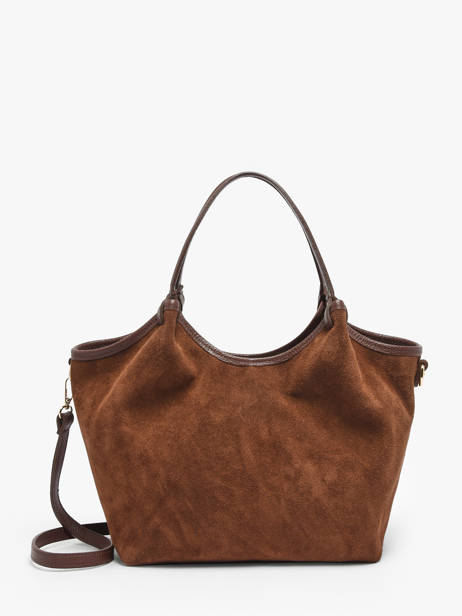 Shoulder Bag Velvet Caviar Leather Milano Brown velvet caviar VC241111