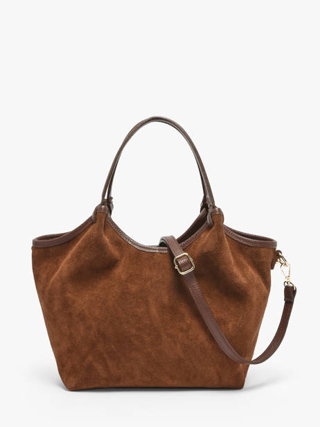 Shoulder Bag Velvet Caviar Leather Milano Brown velvet caviar VC241111 other view 3